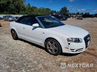 Czwarte zdjęcie samochodu z boku: 2007 AUDI A4 2.0T CABRIOLET QUATTRO VIN:WAUDF48H87K033549 - miniatura