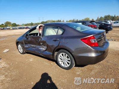 Drugie zdjęcie samochodu z przodu: 2012 HONDA CIVIC EX VIN:19XFB2F8XCE309001 - miniatura