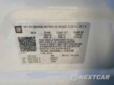 Zdjęcie 13 z 13 samochodu: 2020 CHEVROLET TRAX LS VIN:3GNCJKSB6LL129248 - miniatura