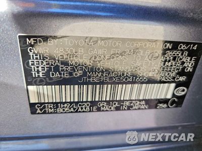 Zdjęcie 12 z 12 samochodu: 2014 LEXUS GS 350 VIN:JTHBE1BLXE5041655 - miniatura
