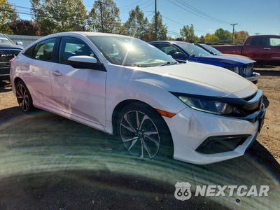 Czwarte zdjęcie samochodu z boku: 2019 HONDA CIVIC SPORT VIN:2HGFC2F86KH602153 - miniatura