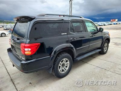 Trzecie zdjęcie samochodu z tyłu: 2003 TOYOTA SEQUOIA LIMITED VIN:5TDBT48A23S193953 - miniatura