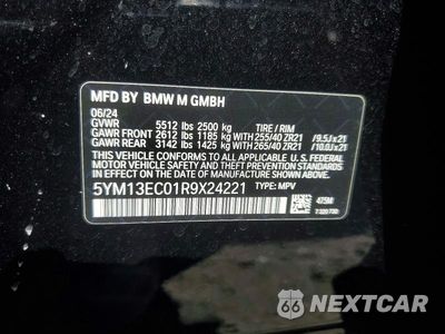 Zdjęcie 13 z 13 samochodu: 2024 BMW X3 M VIN:5YM13EC01R9X24221 - miniatura