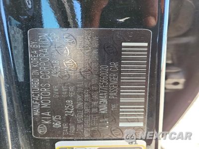 Zdjęcie 13 z 13 samochodu: 2015 KIA OPTIMA LX VIN:KNAGM4A77F5660020 - miniatura