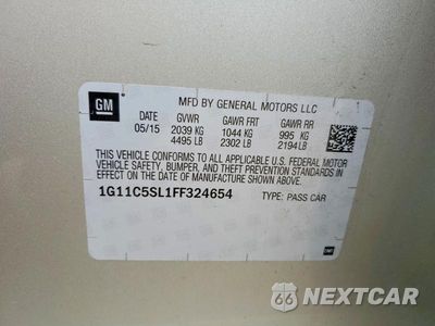 Zdjęcie 12 z 12 samochodu: 2015 CHEVROLET MALIBU 1LT VIN:1G11C5SL1FF324654 - miniatura