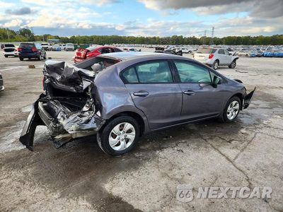 Trzecie zdjęcie samochodu z tyłu: 2015 HONDA CIVIC LX VIN:19XFB2F57FE704960 - miniatura