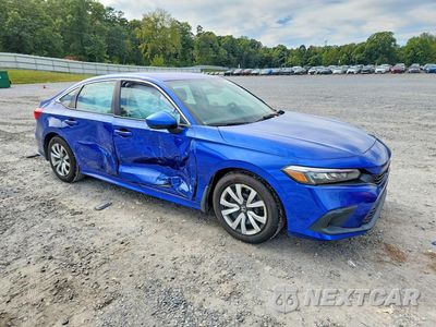 Czwarte zdjęcie samochodu z boku: 2022 HONDA CIVIC LX VIN:2HGFE2F21NH506330 - miniatura