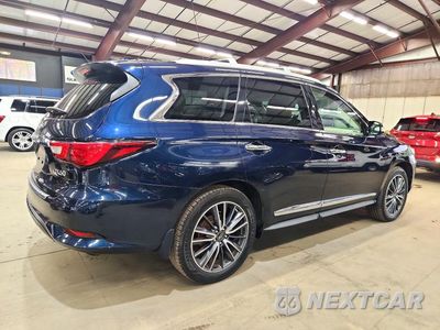 Trzecie zdjęcie samochodu z tyłu: 2017 INFINITI QX60 BASE VIN:5N1DL0MM9HC502999 - miniatura
