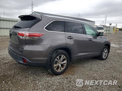 Trzecie zdjęcie samochodu z tyłu: 2015 TOYOTA HIGHLANDER XLE VIN:5TDJKRFH1FS083184 - miniatura