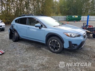 Czwarte zdjęcie samochodu z boku: 2021 SUBARU CROSSTREK PREMIUM VIN:JF2GTAEC2MH222983 - miniatura