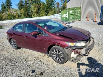 Czwarte zdjęcie samochodu z boku: 2015 HONDA CIVIC EXL VIN:2HGFB2F94FH511674 - miniatura