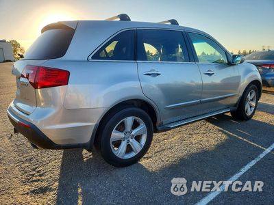 Trzecie zdjęcie samochodu z tyłu: 2011 ACURA MDX TECHNOLOGY VIN:2HNYD2H65BH506279 - miniatura