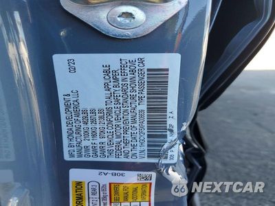 Zdjęcie 13 z 13 samochodu: 2023 HONDA ACCORD HYBRID SPORT VIN:1HGCY2F5XPA006639 - miniatura