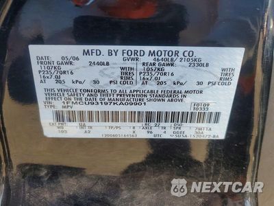 Zdjęcie 12 z 12 samochodu: 2007 FORD ESCAPE XLT VIN:1FMCU93197KA09901 - miniatura
