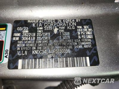 Zdjęcie 13 z 13 samochodu: 2023 KIA EV6 WIND VIN:KNDC34LA0P5130356 - miniatura