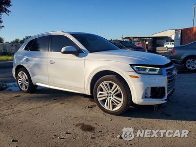 Czwarte zdjęcie samochodu z boku: 2018 AUDI Q5 PREMIUM PLUS VIN:WA1BNAFYXJ2101270 - miniatura