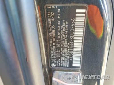 Zdjęcie 12 z 12 samochodu: 2003 BMW Z4 3.0 VIN:4USBT53453LU02556 - miniatura