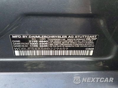 Zdjęcie 12 z 12 samochodu: 2008 MERCEDES-BENZ E 350 VIN:WDBUF56X58B229659 - miniatura