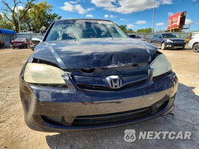 Piąte zdjęcie samochodu w środku: 2005 HONDA CIVIC LX VIN:2HGES16525H527373 - miniatura