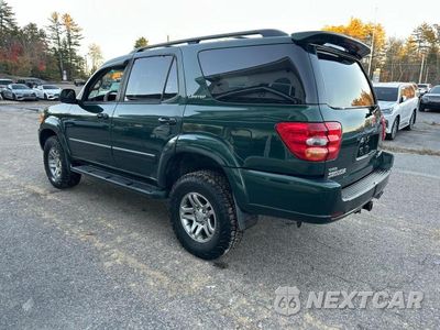 Trzecie zdjęcie samochodu z tyłu: 2004 TOYOTA SEQUOIA LIMITED VIN:5TDBT48A34S214486 - miniatura