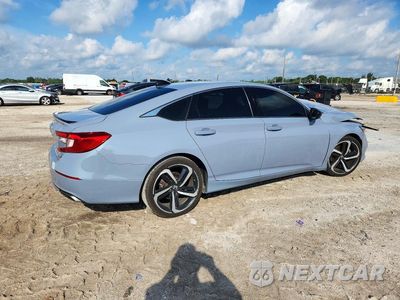 Trzecie zdjęcie samochodu z tyłu: 2022 HONDA ACCORD SPORT SE VIN:1HGCV1F47NA039427 - miniatura