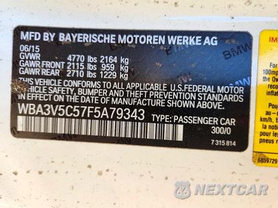 Zdjęcie 13 z 13 samochodu: 2015 BMW 428 I VIN:WBA3V5C57F5A79343 - miniatura