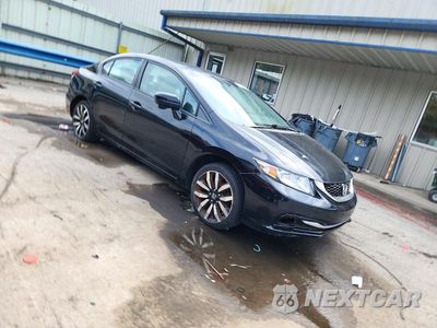 Czwarte zdjęcie samochodu z boku: 2015 HONDA CIVIC EXL VIN:19XFB2F91FE238459 - miniatura