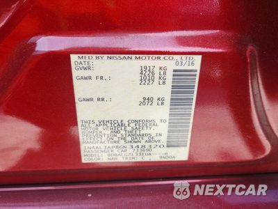 Zdjęcie 12 z 12 samochodu: 2016 NISSAN ALTIMA 2.5 S VIN:1N4AL3AP8GN348320 - miniatura