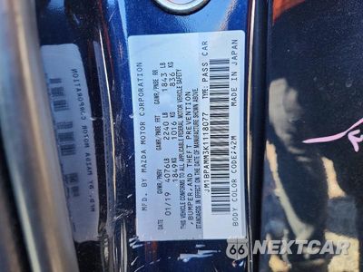 Zdjęcie 12 z 12 samochodu: 2019 MAZDA 3 PREFERRED VIN:JM1BPAMM3K1118077 - miniatura