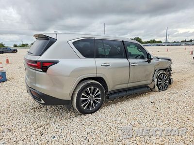 Trzecie zdjęcie samochodu z tyłu: 2022 LEXUS LX 600 PREMIUM VIN:JTJAB7CX9N4004092 - miniatura