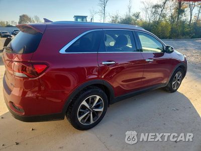 Trzecie zdjęcie samochodu z tyłu: 2019 KIA SORENTO EX V6 VIN:5XYPHDA55KG522547 - miniatura