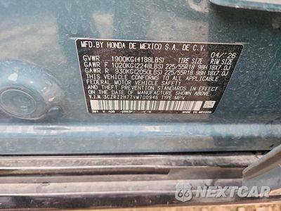 Zdjęcie 12 z 12 samochodu: 2027 HONDA HR-V EXL VIN:3CZRZ2H77VM700946 - miniatura