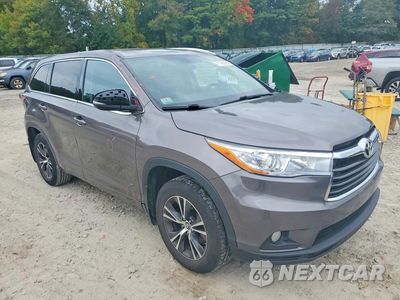 Czwarte zdjęcie samochodu z boku: 2016 TOYOTA HIGHLANDER XLE VIN:5TDJKRFH7GS291572 - miniatura