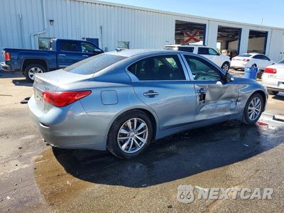 Trzecie zdjęcie samochodu z tyłu: 2014 INFINITI Q50 PREMIUM VIN:JN1BV7AR2EM696296 - miniatura