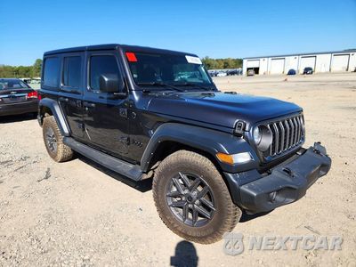 Czwarte zdjęcie samochodu z boku: 2024 JEEP WRANGLER SPORT VIN:1C4PJXDG1RW283210 - miniatura