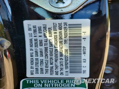 Zdjęcie 12 z 12 samochodu: 2012 HONDA CIVIC EX VIN:19XFB2F82CE013390 - miniatura