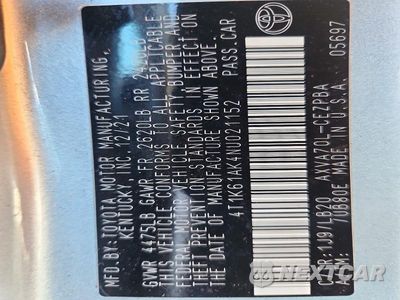 Zdjęcie 12 z 12 samochodu: 2022 TOYOTA CAMRY XSE VIN:4T1K61AK4NU021152 - miniatura