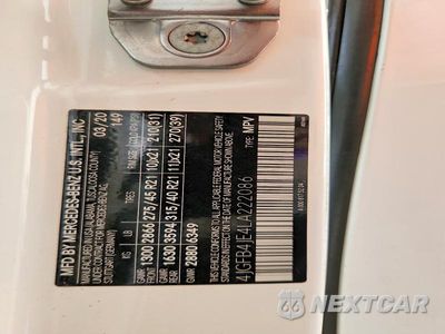 Zdjęcie 13 z 13 samochodu: 2020 MERCEDES-BENZ GLE 350 VIN:4JGFB4JE4LA222086 - miniatura