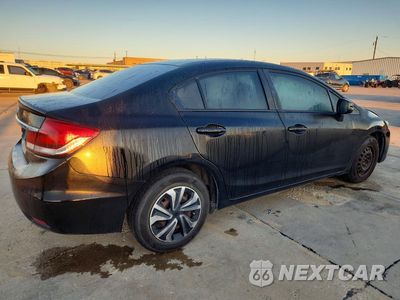 Trzecie zdjęcie samochodu z tyłu: 2013 HONDA CIVIC LX VIN:2HGFB2F59DH526553 - miniatura