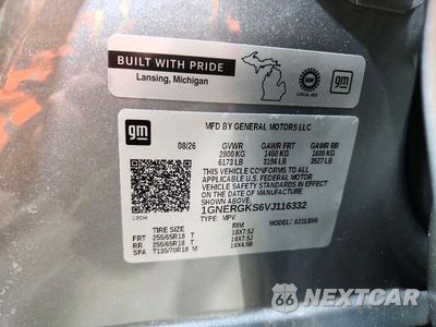 Zdjęcie 13 z 13 samochodu: 2027 CHEVROLET TRAVERSE LT VIN:1GNERGKS6VJ116332 - miniatura