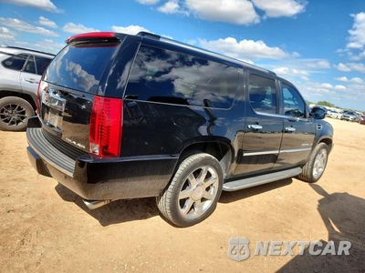 Trzecie zdjęcie samochodu z tyłu: 2014 CADILLAC ESCALADE ESV LUXURY VIN:1GYS3HEF0ER233417 - miniatura