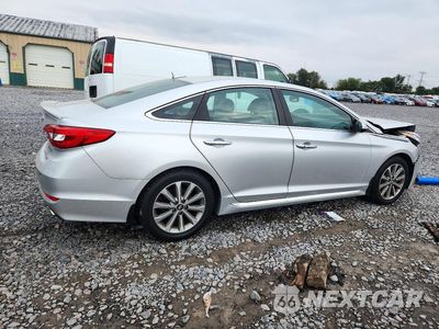 Trzecie zdjęcie samochodu z tyłu: 2016 HYUNDAI SONATA LIMITED VIN:5NPE34AF6GH415425 - miniatura