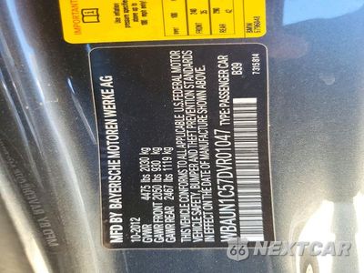 Zdjęcie 12 z 12 samochodu: 2013 BMW 128 I VIN:WBAUN1C57DVR01047 - miniatura
