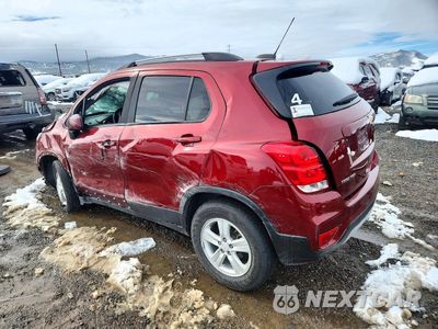 Drugie zdjęcie samochodu z przodu: 2022 CHEVROLET TRAX 1LT VIN:KL7CJPSM8NB531653 - miniatura