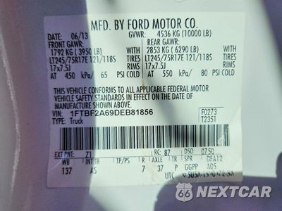 Zdjęcie 12 z 12 samochodu: 2013 FORD F250 SUPER DUTY VIN:1FTBF2A69DEB81856 - miniatura