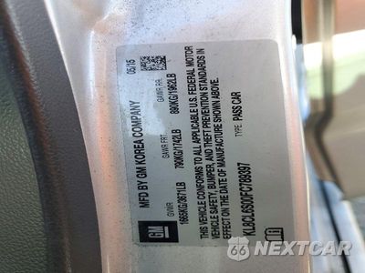 Zdjęcie 13 z 13 samochodu: 2015 CHEVROLET SPARK EV 2LT VIN:KL8CL6S00FC789397 - miniatura