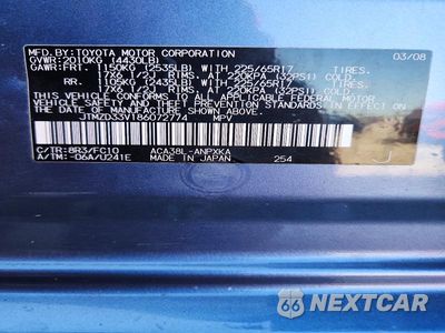 Zdjęcie 13 z 13 samochodu: 2008 TOYOTA RAV4 VIN:JTMZD33V186072774 - miniatura