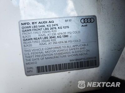 Zdjęcie 13 z 13 samochodu: 2018 AUDI Q5 PREMIUM PLUS VIN:WA1BNAFY2J2003236 - miniatura