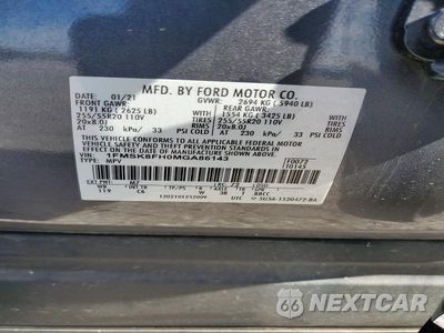 Zdjęcie 14 z 14 samochodu: 2021 FORD EXPLORER LIMITED VIN:1FMSK8FH0MGA86143 - miniatura