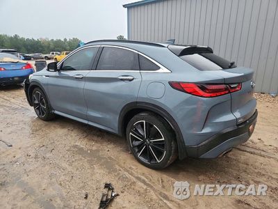 Drugie zdjęcie samochodu z przodu: 2022 INFINITI QX55 LUXE VIN:3PCAJ5J36NF101219 - miniatura